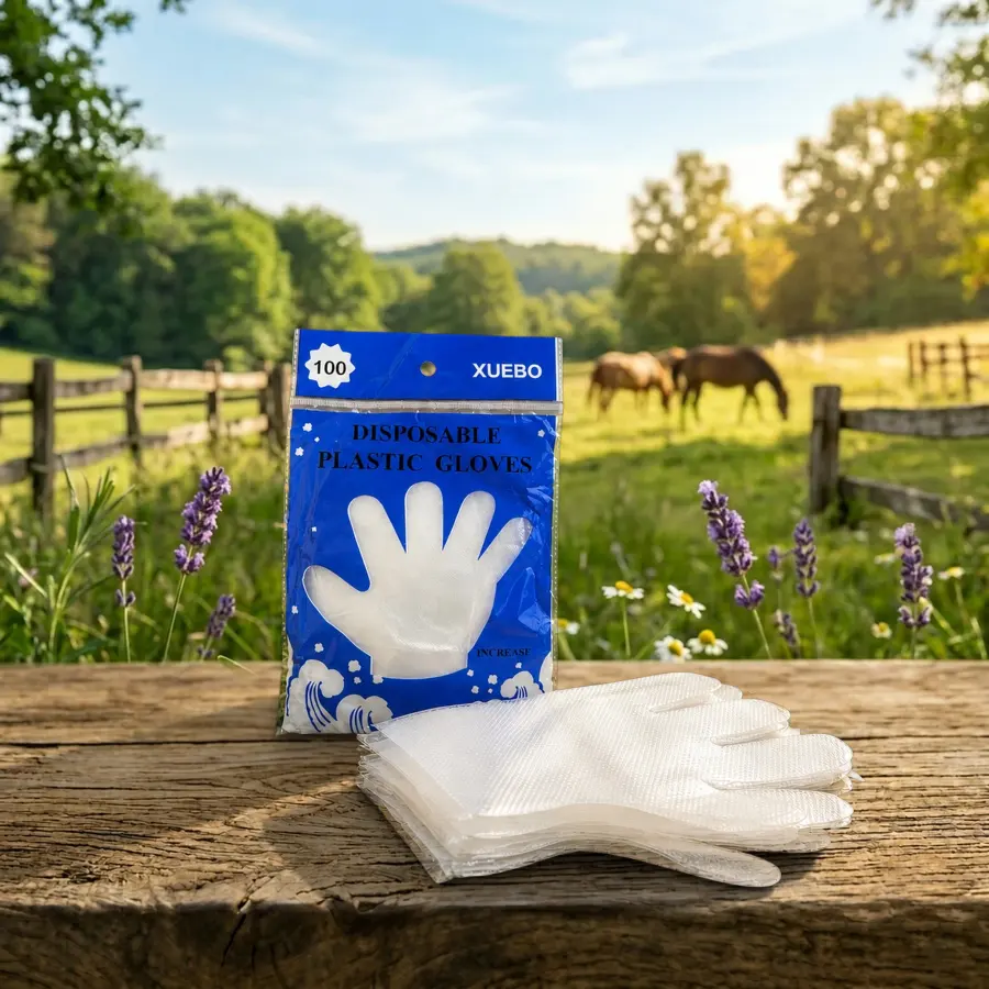 100 plastic wegwerphandschoentjes
